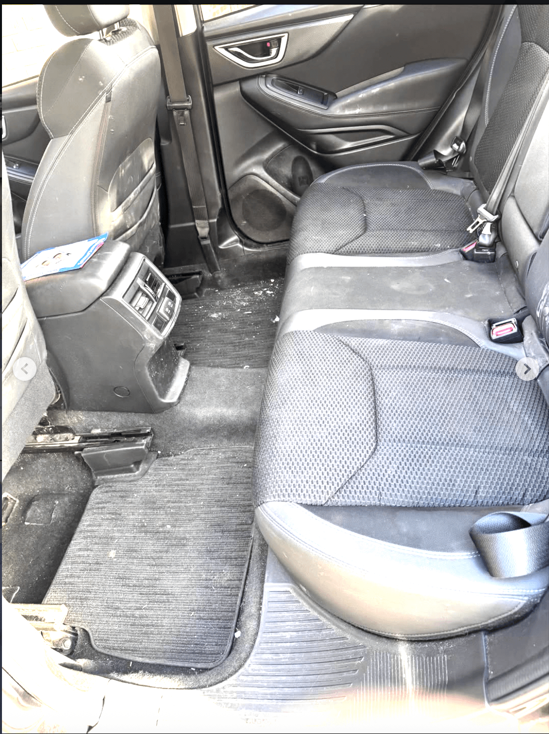 Floor Mat Clean before